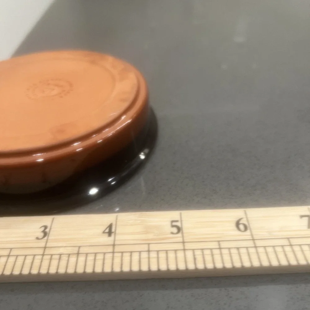 Set Of 2 CERMER Ramekins Terracotta Pottery Baking Dessert Dish Creme Brûlée